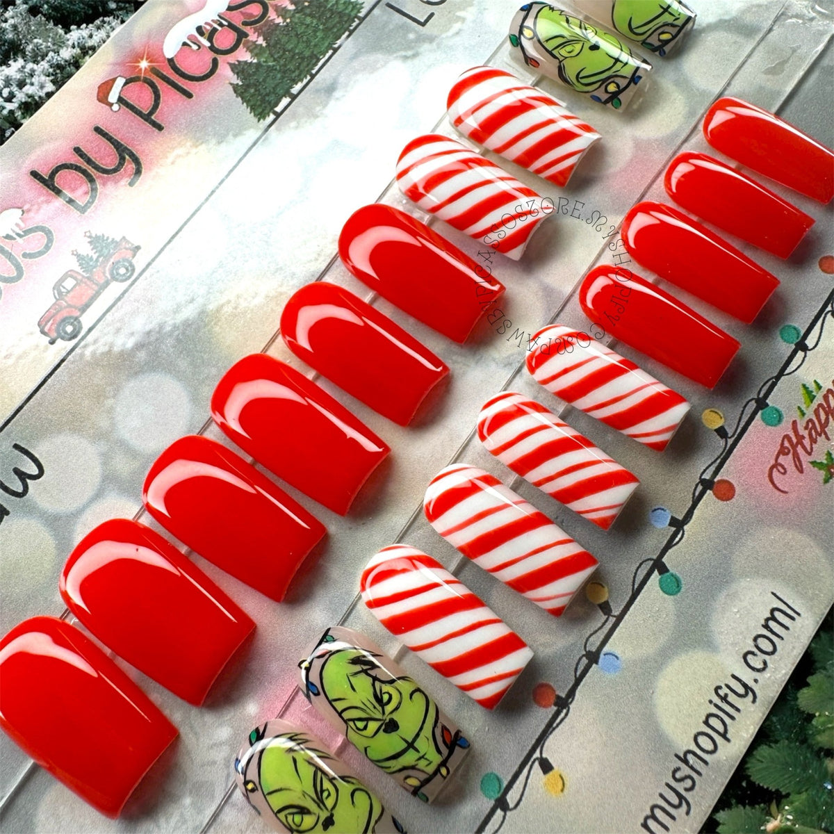 Candy Cane Grinch - Paws By Picasso