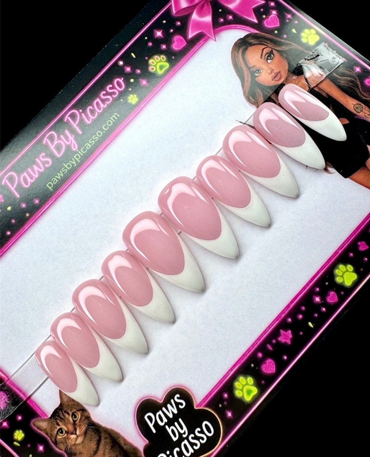 Classic French Tips - Paws By Picasso