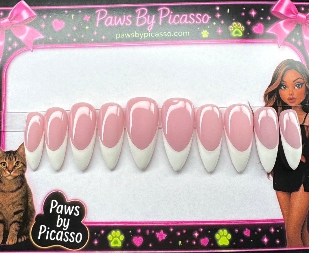 Classic French Tips - Paws By Picasso