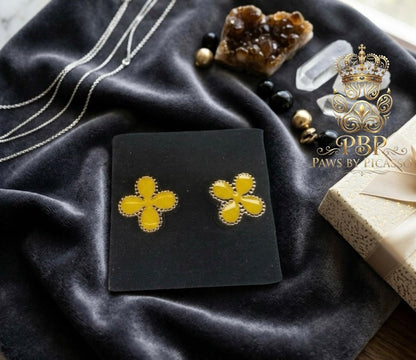 Four Clover Ear Stud - Paws By Picasso