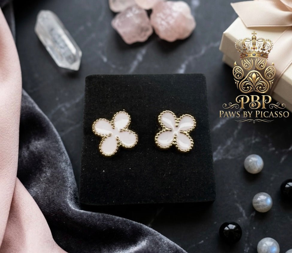 Four Clover Ear Stud - Paws By Picasso