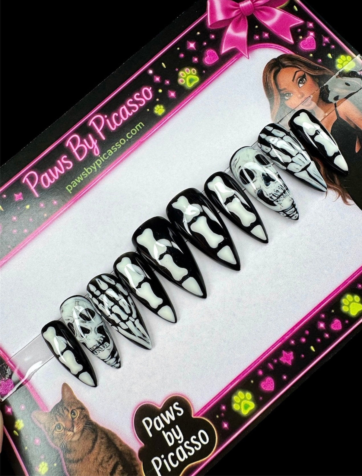 Glow In The Dark Skellies - Paws By Picasso