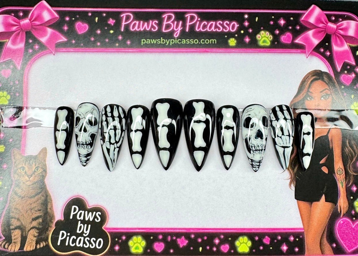 Glow In The Dark Skellies - Paws By Picasso