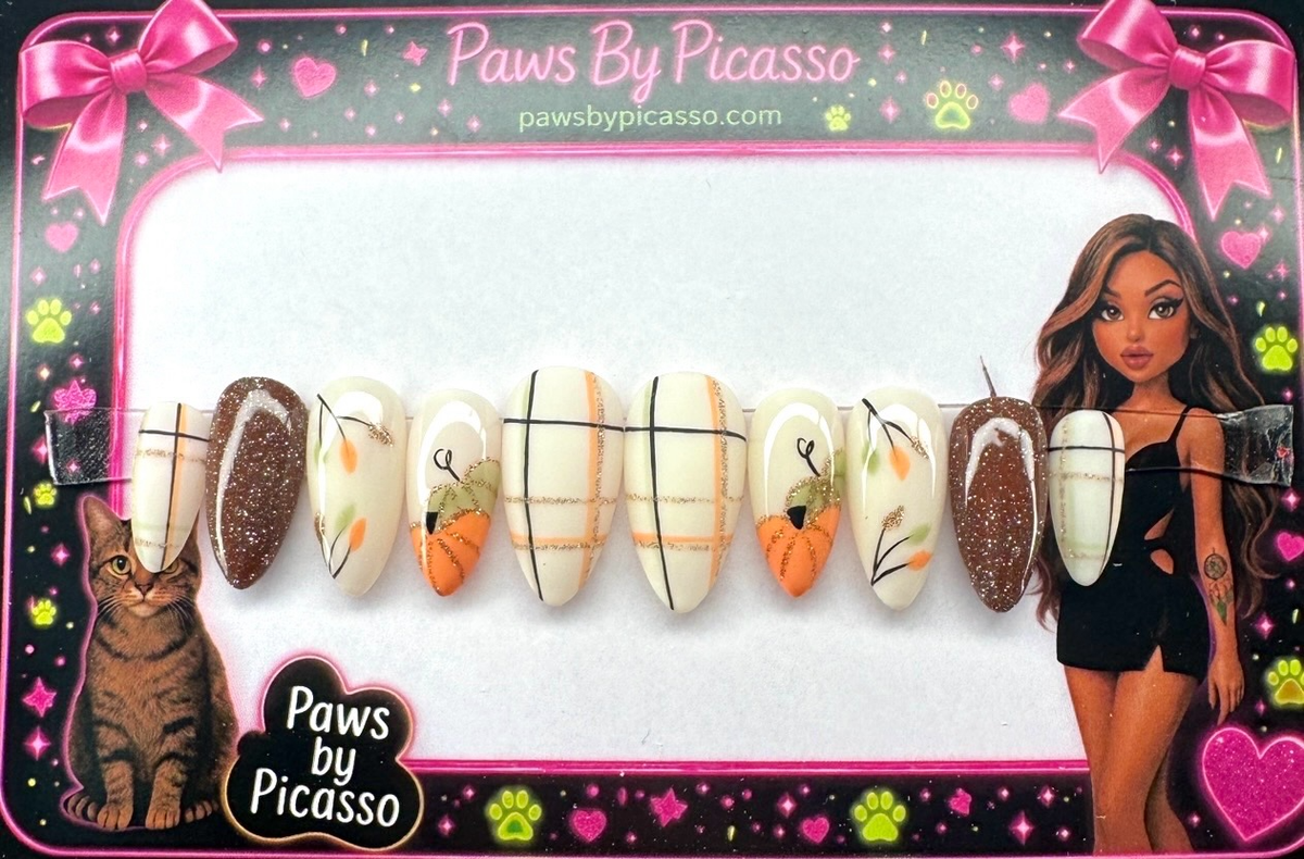 Harvesting Pumpkins - Paws By Picasso
