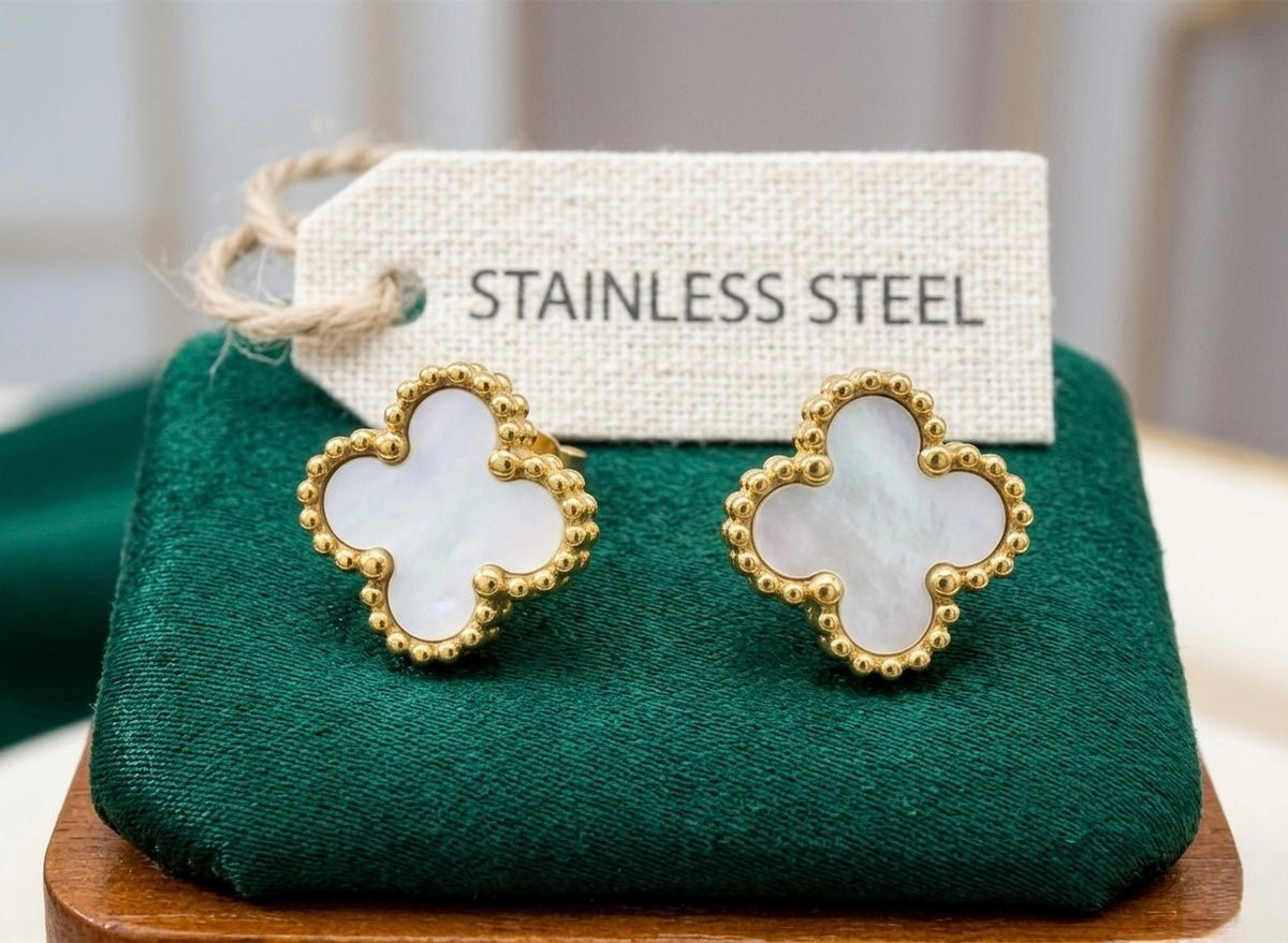 Luxury Clover Studs - Paws By Picasso