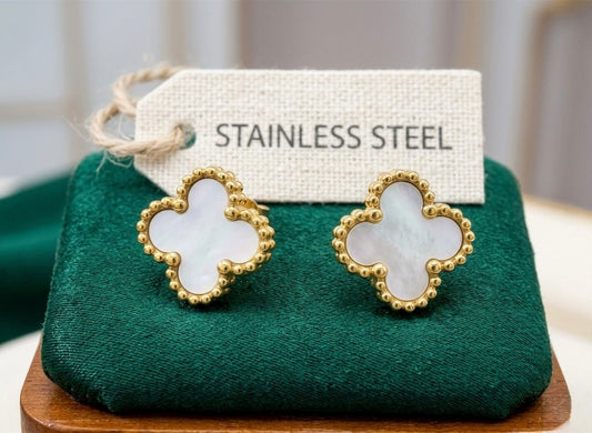 Luxury Clover Studs - Paws By Picasso