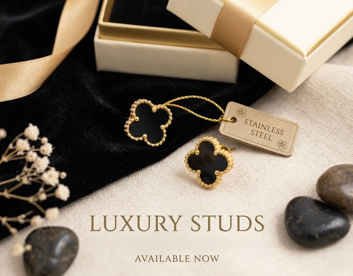 Luxury Clover Studs - Paws By Picasso