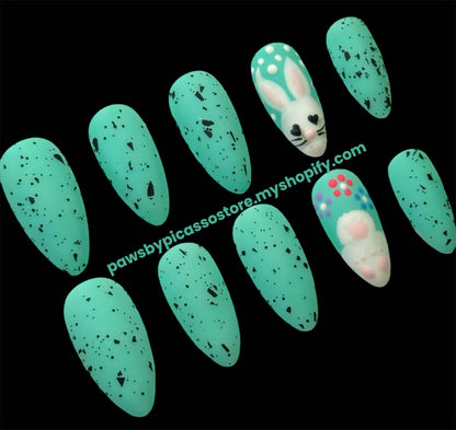 Mint Easter Bunnies - Paws By Picasso