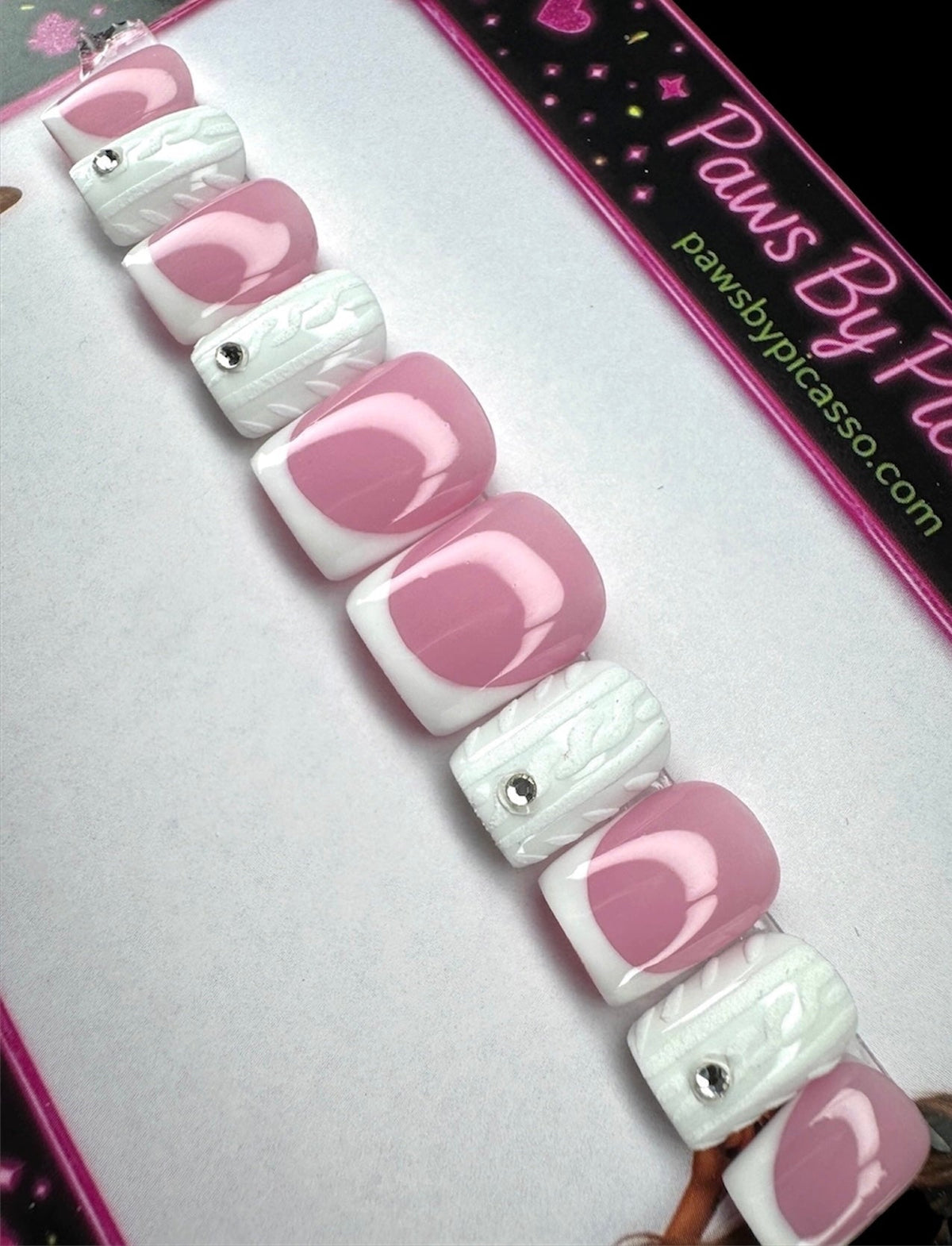 Pink Frost Knit - Paws By Picasso