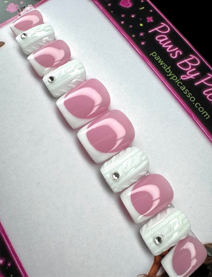 Pink Frost Knit - Paws By Picasso