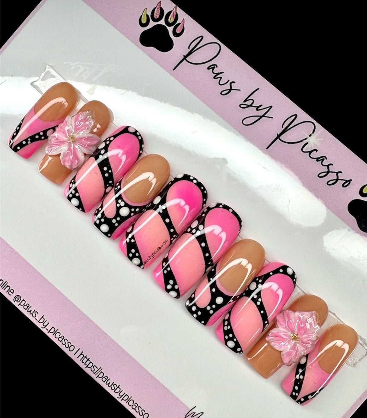 Pink Monarch Ready to Ship - Paws By Picasso