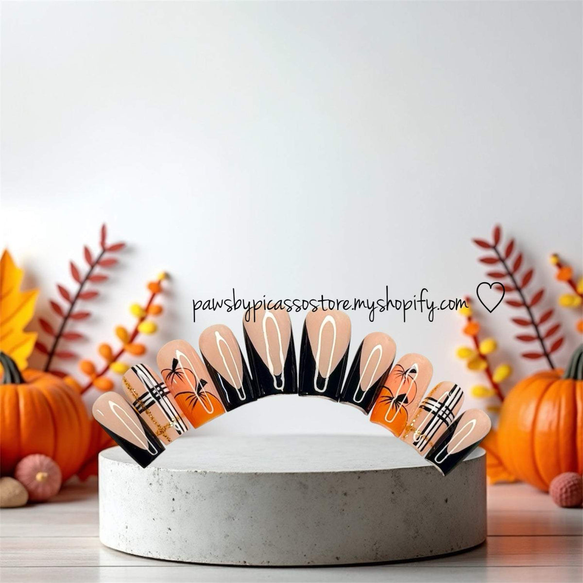 Ready to Ship Autumn Whimsy - Paws By Picasso