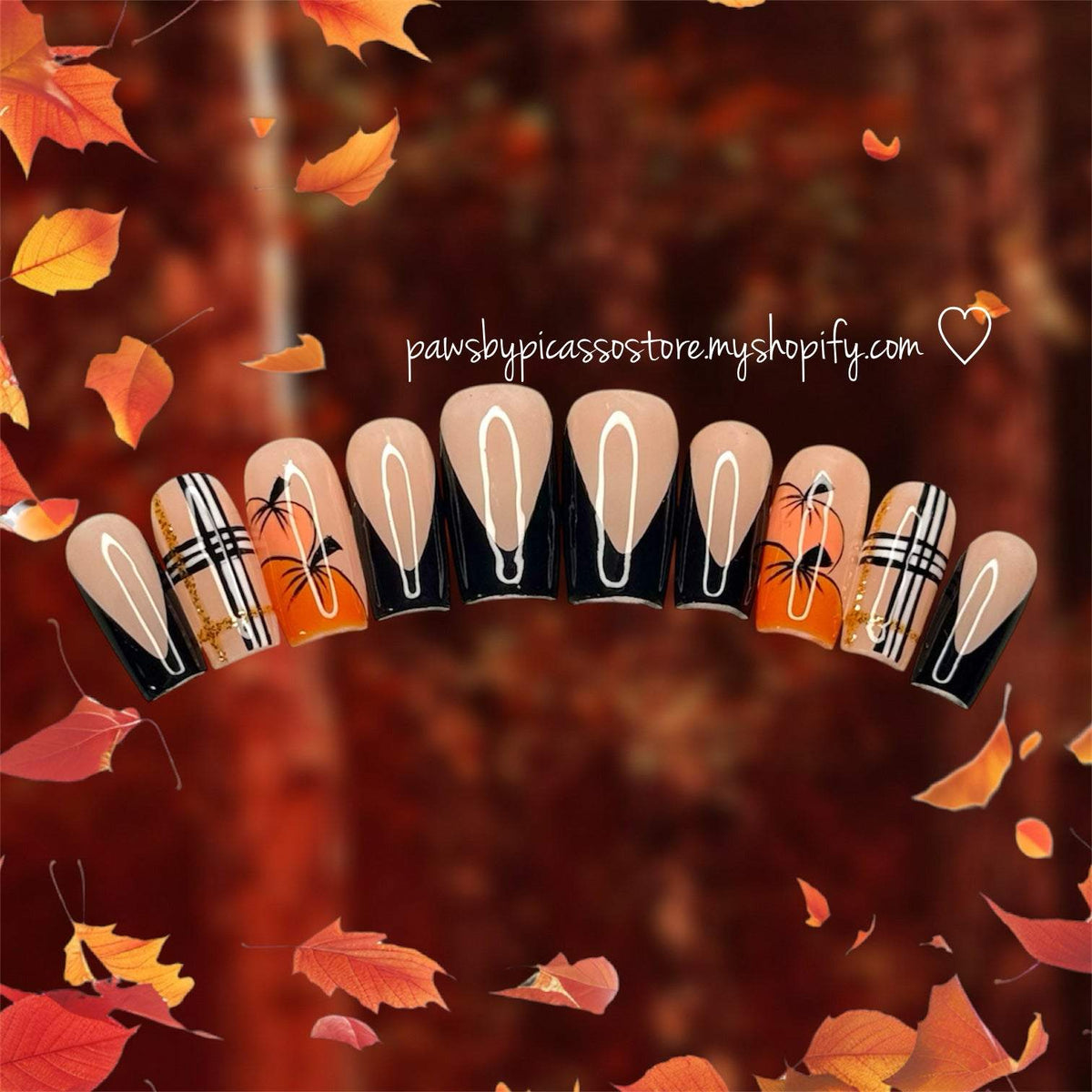 Ready to Ship Autumn Whimsy - Paws By Picasso