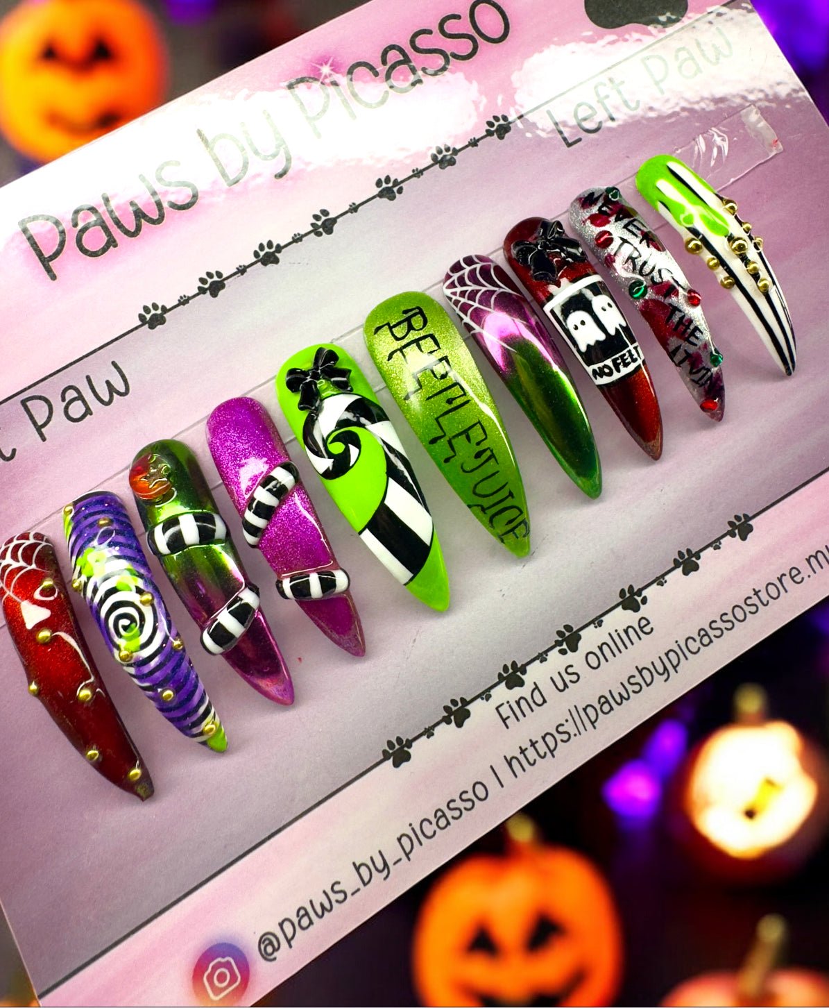 Ready To Ship Beetlejuice - Paws By Picasso