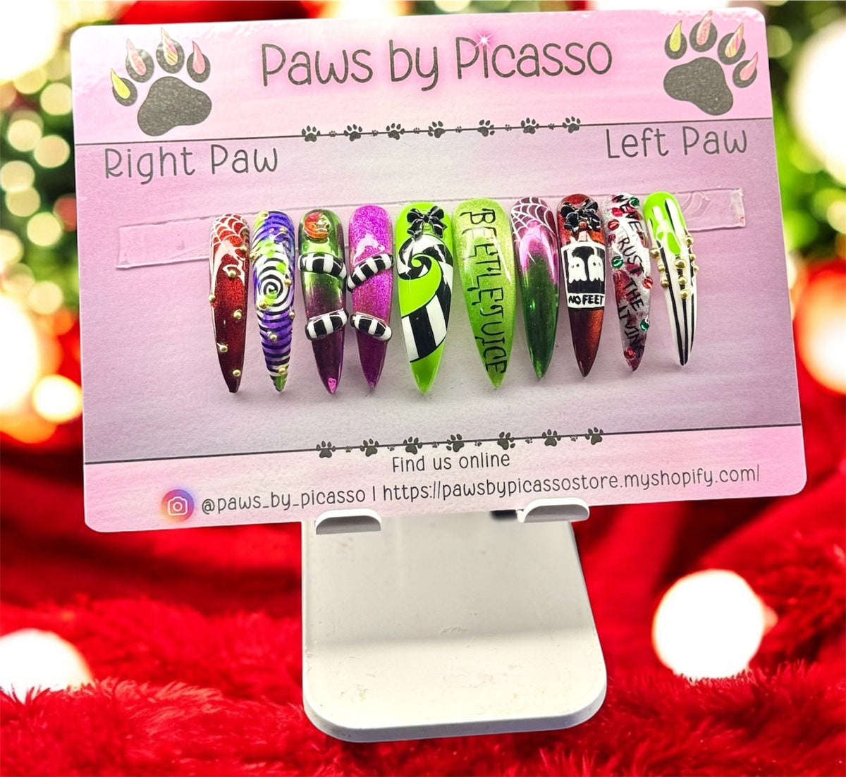 Ready To Ship Beetlejuice - Paws By Picasso