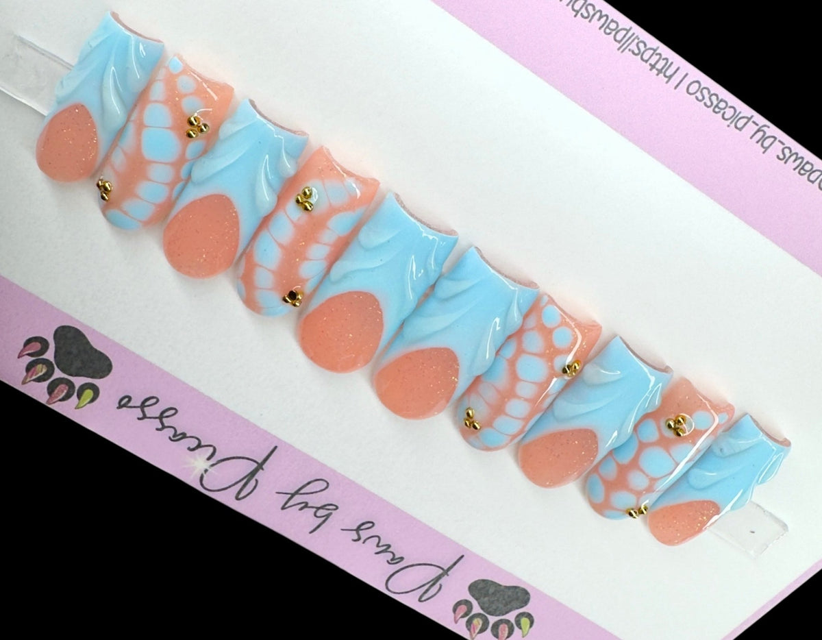Ready to Ship Blushing B (Acrylic) - Paws By Picasso