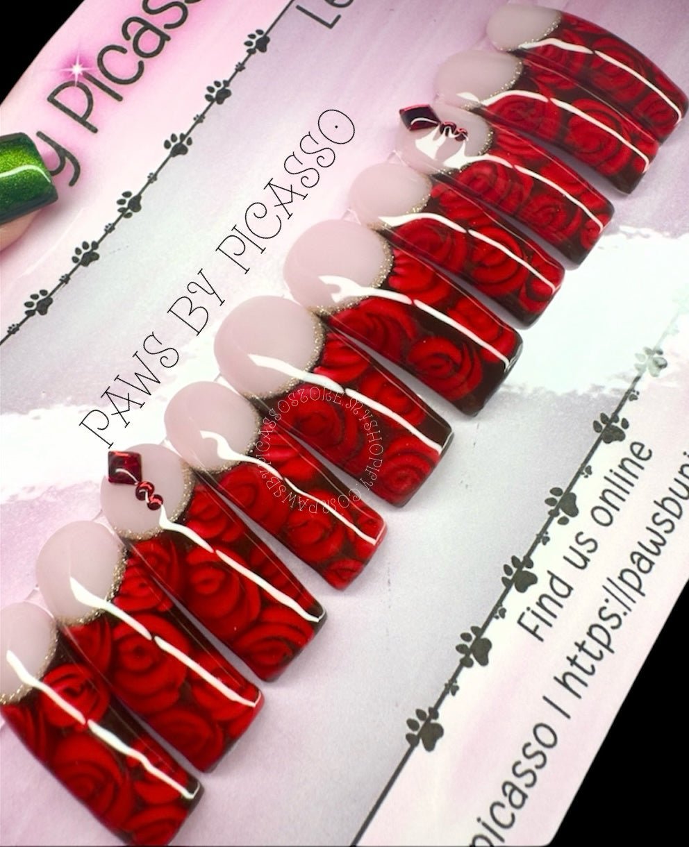 Ready to Ship Curvy nails - Paws By Picasso