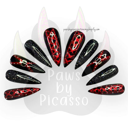 Ready to Ship Deadly Daggers (Long Stiletto) - Paws By Picasso
