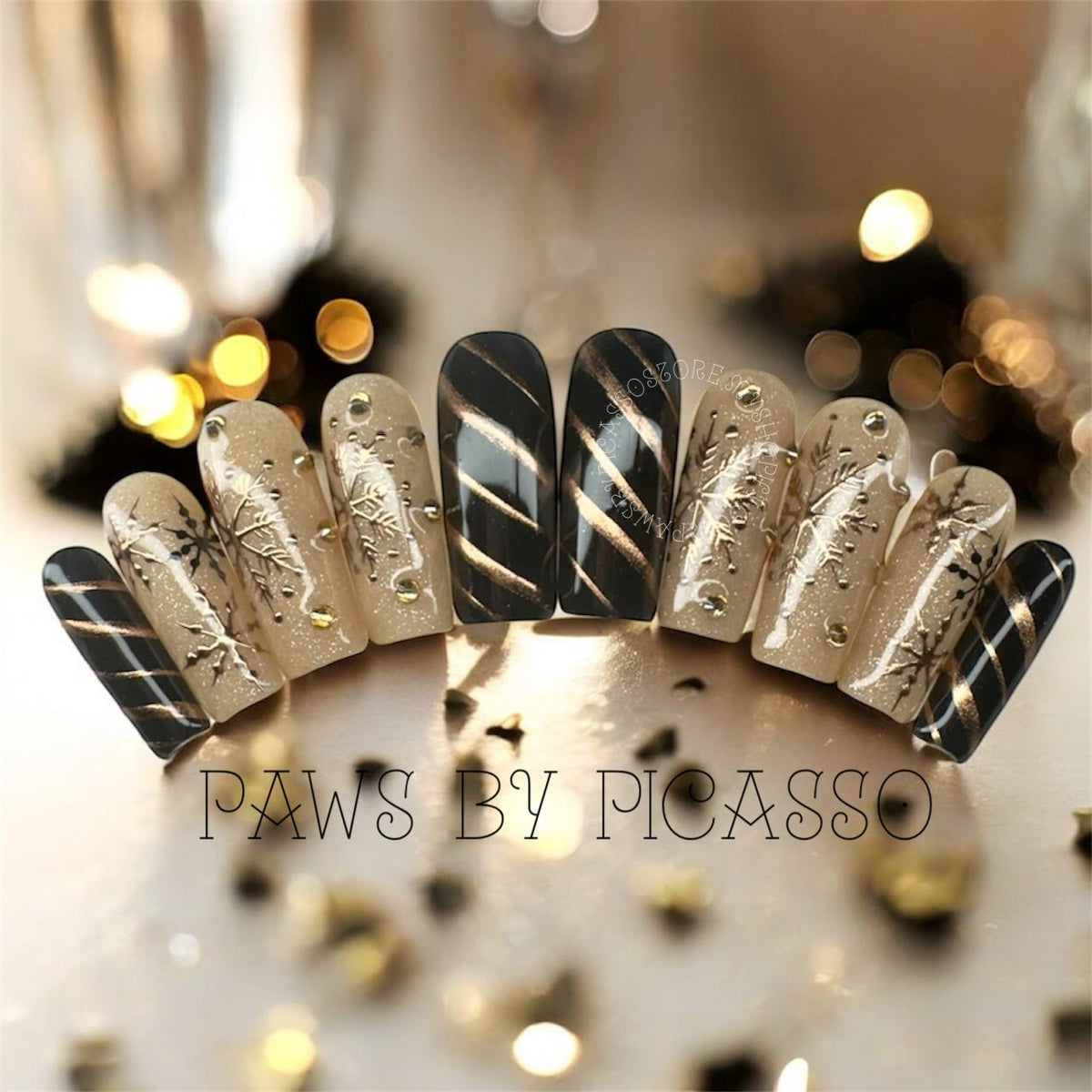 Ready to ship New Year’s set - Paws By Picasso