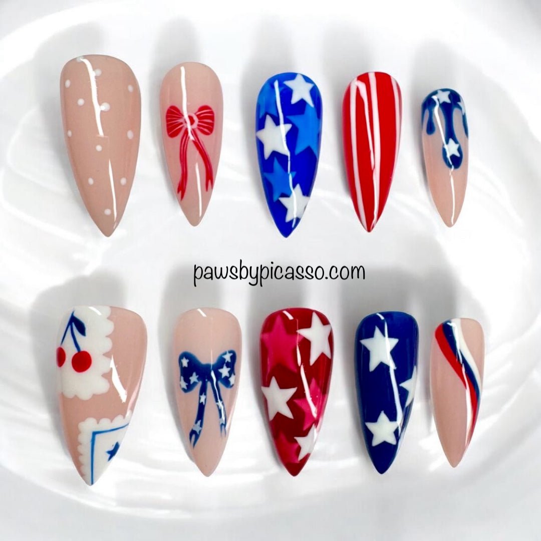 Red, White & Retro - Paws By Picasso