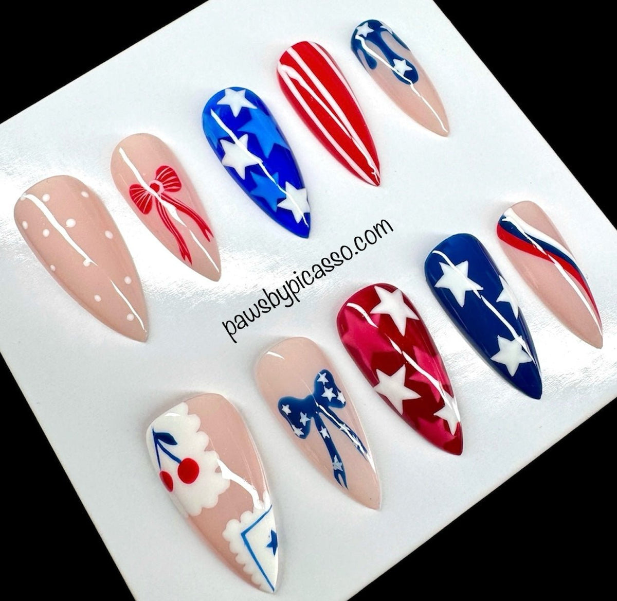 Red, White & Retro - Paws By Picasso