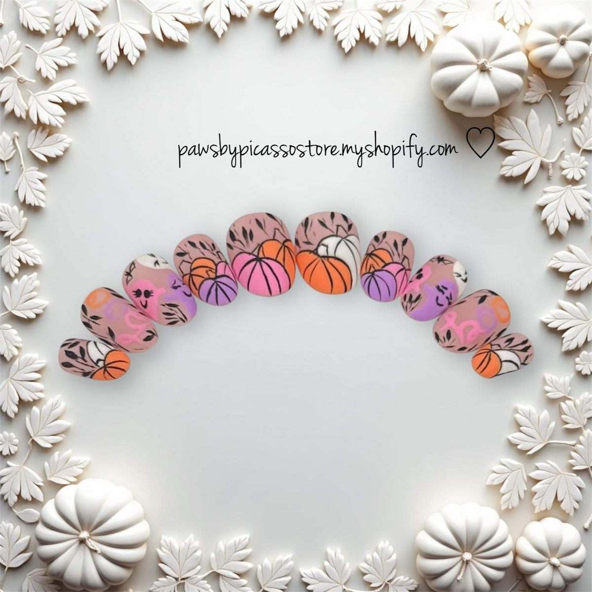 Spooky Pumpkin Pals - Paws By Picasso
