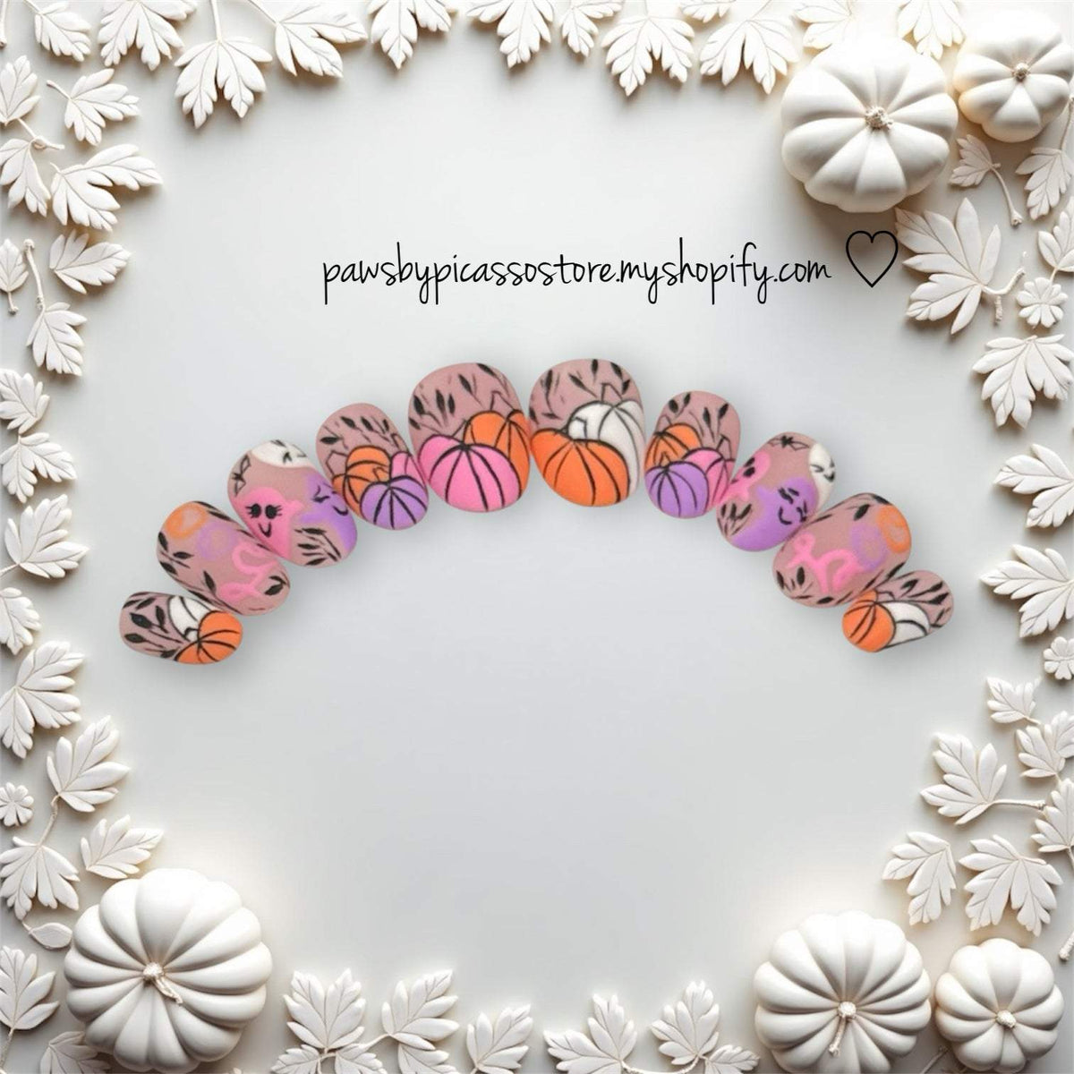 Spooky Pumpkin Pals - Paws By Picasso